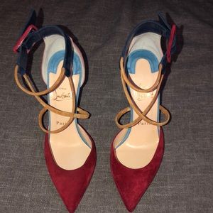 Christian Louboutin multi color heels